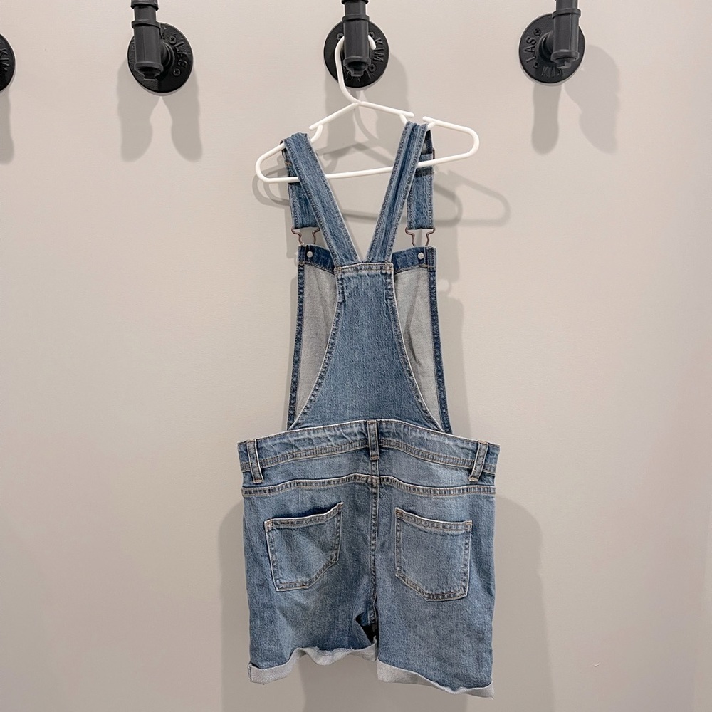 Girls Cat & Jack denim shortall Size 10/12 - Picture 7 of 7